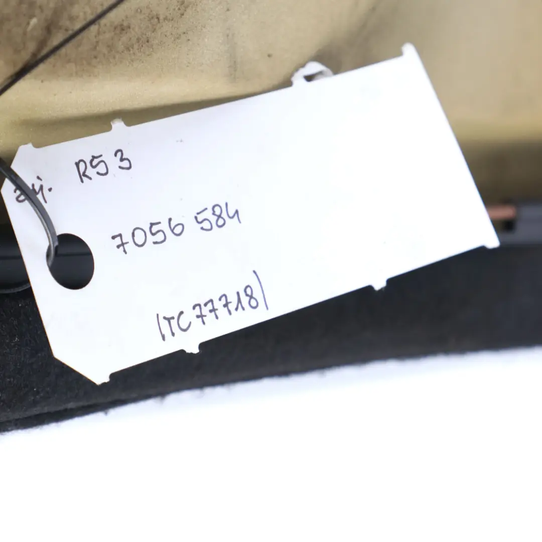 Bench Mini Cooper S R53 Back Seat Couch Base Leather Lapis Blue to Rear Seat with Part number 7056579 Rear Seat Bench Mini Cooper S R53 Back Seat Couch Base Leather Lapis Blue - SKU 7056584 - Part number 7056579