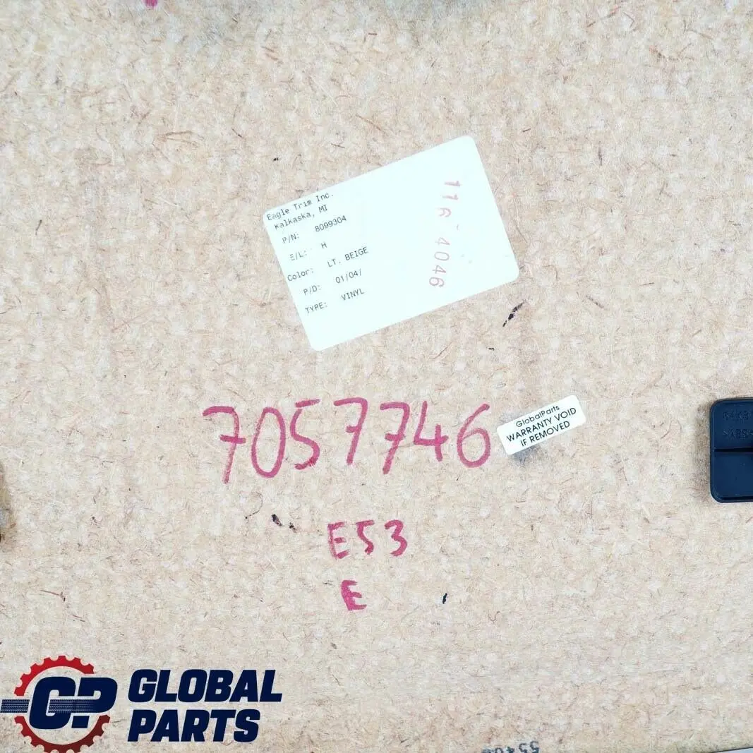 Front Seat Back Imitation Leather Rear Panel Pocket Beige to BMW X5 Series E53 with Part number 7057746 BMW X5 Series E53 Front Seat Back Imitation Leather Rear Panel Pocket Beige - SKU 7057746 - Part number 7057746