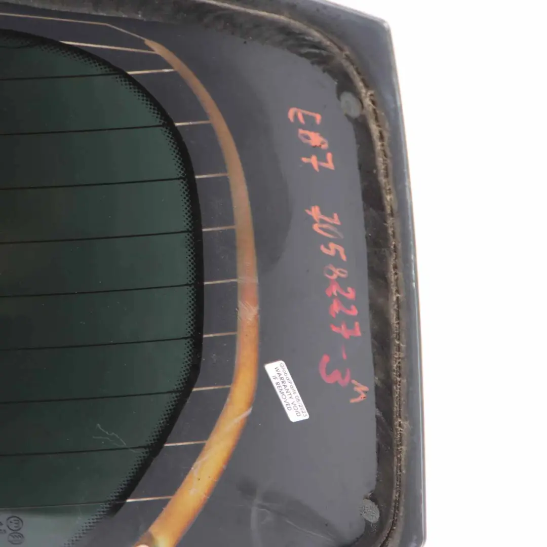 Window Boot Trunk Lid Tailgate Window Glass AS2 Foiled to BMW E81 E87 Rear with Part number 7058227 BMW E81 E87 Rear Window Boot Trunk Lid Tailgate Window Glass AS2 Foiled - SKU 7058227-3 - Part number 7058227