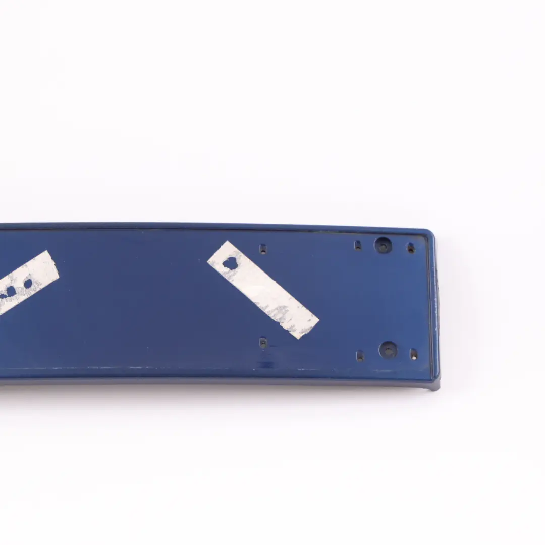  Licence Plate BMW E90 E91 Front Bumper Base Le Mans Blau Blue 381 - SKU 7058449-LMB1 - Part number 8041180