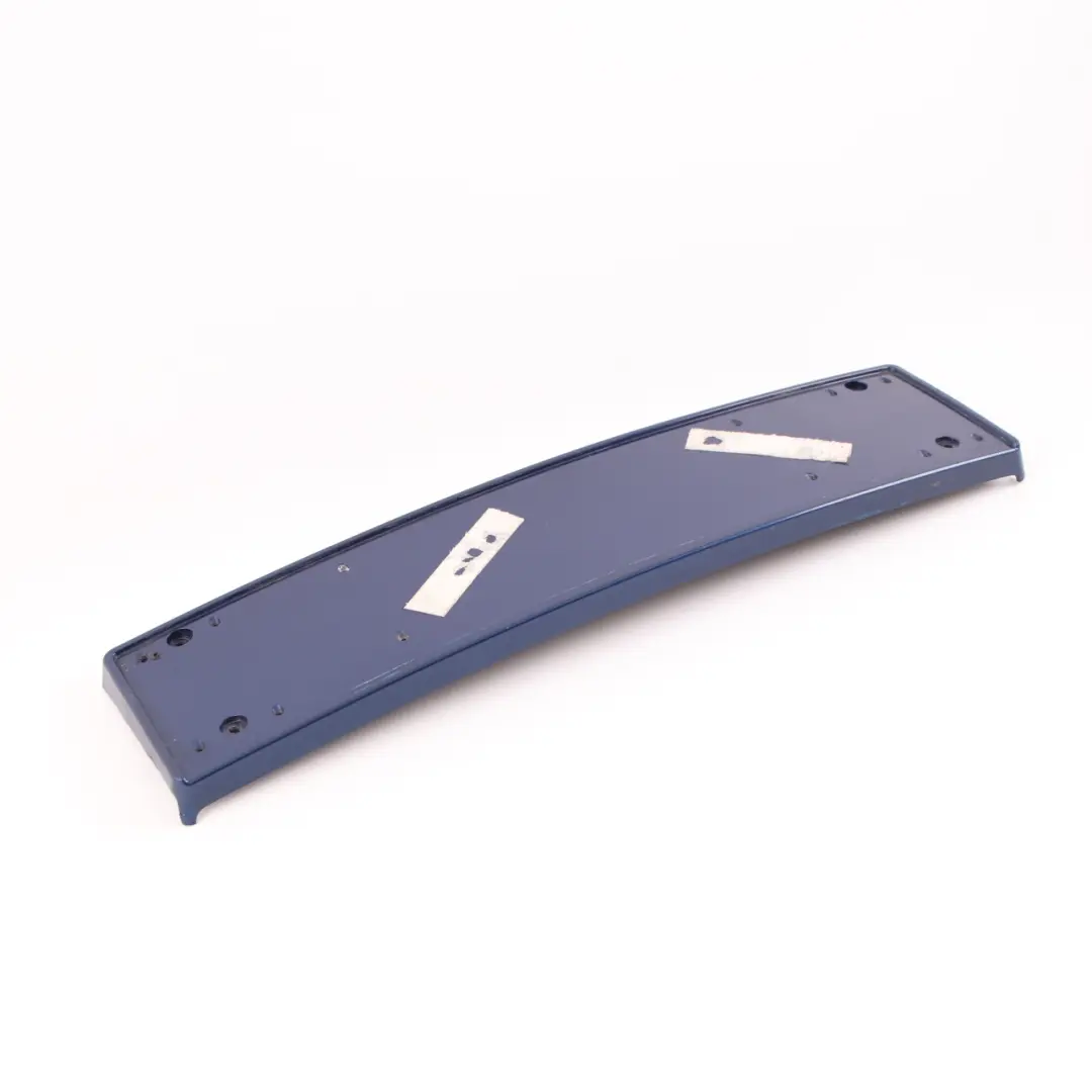  Licence Plate BMW E90 E91 Front Bumper Base Le Mans Blau Blue 381 - SKU 7058449-LMB1 - Part number 8041180