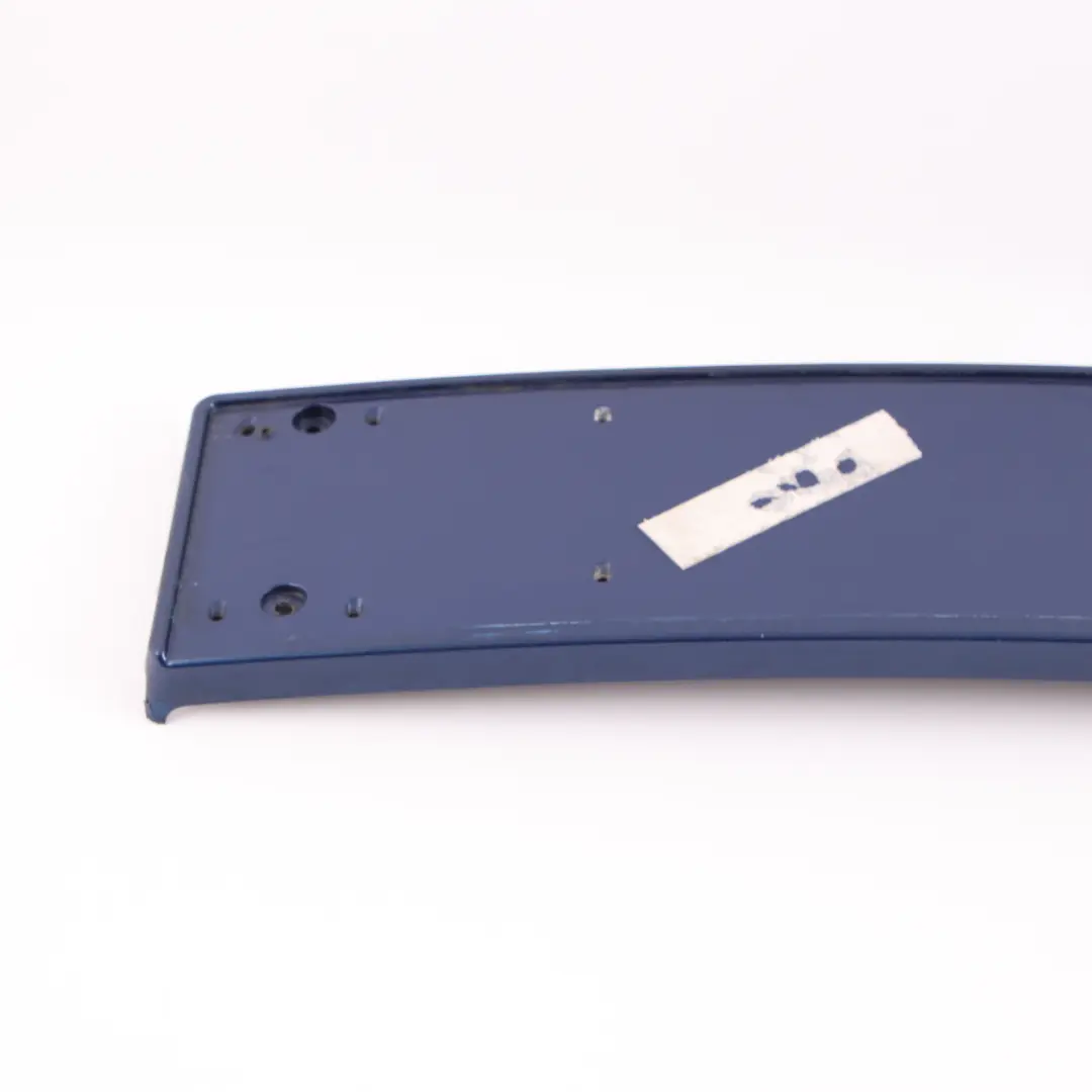  Licence Plate BMW E90 E91 Front Bumper Base Le Mans Blau Blue 381 - SKU 7058449-LMB1 - Part number 8041180