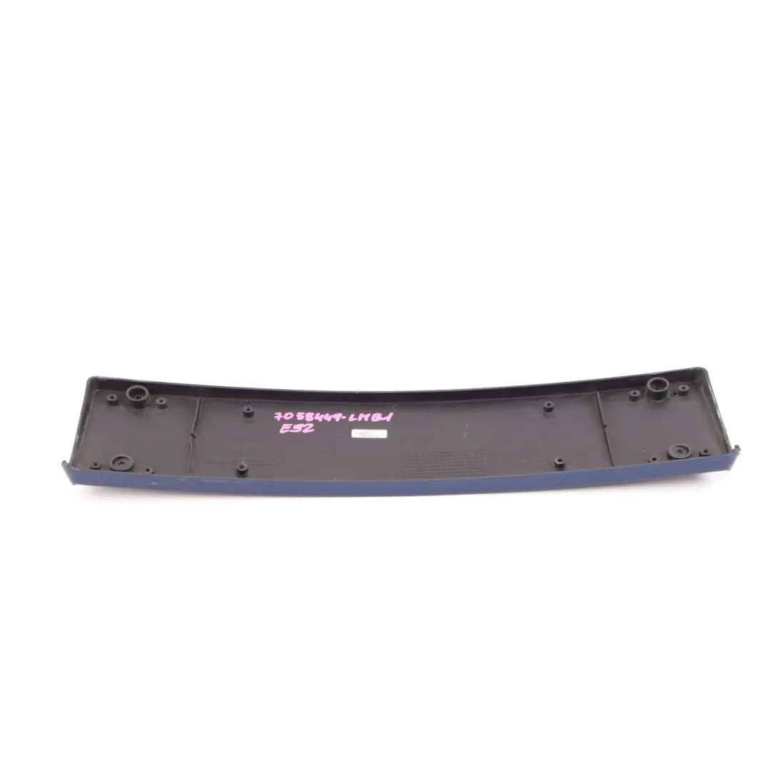  Licence Plate BMW E90 E91 Front Bumper Base Le Mans Blau Blue 381 - SKU 7058449-LMB1 - Part number 8041180