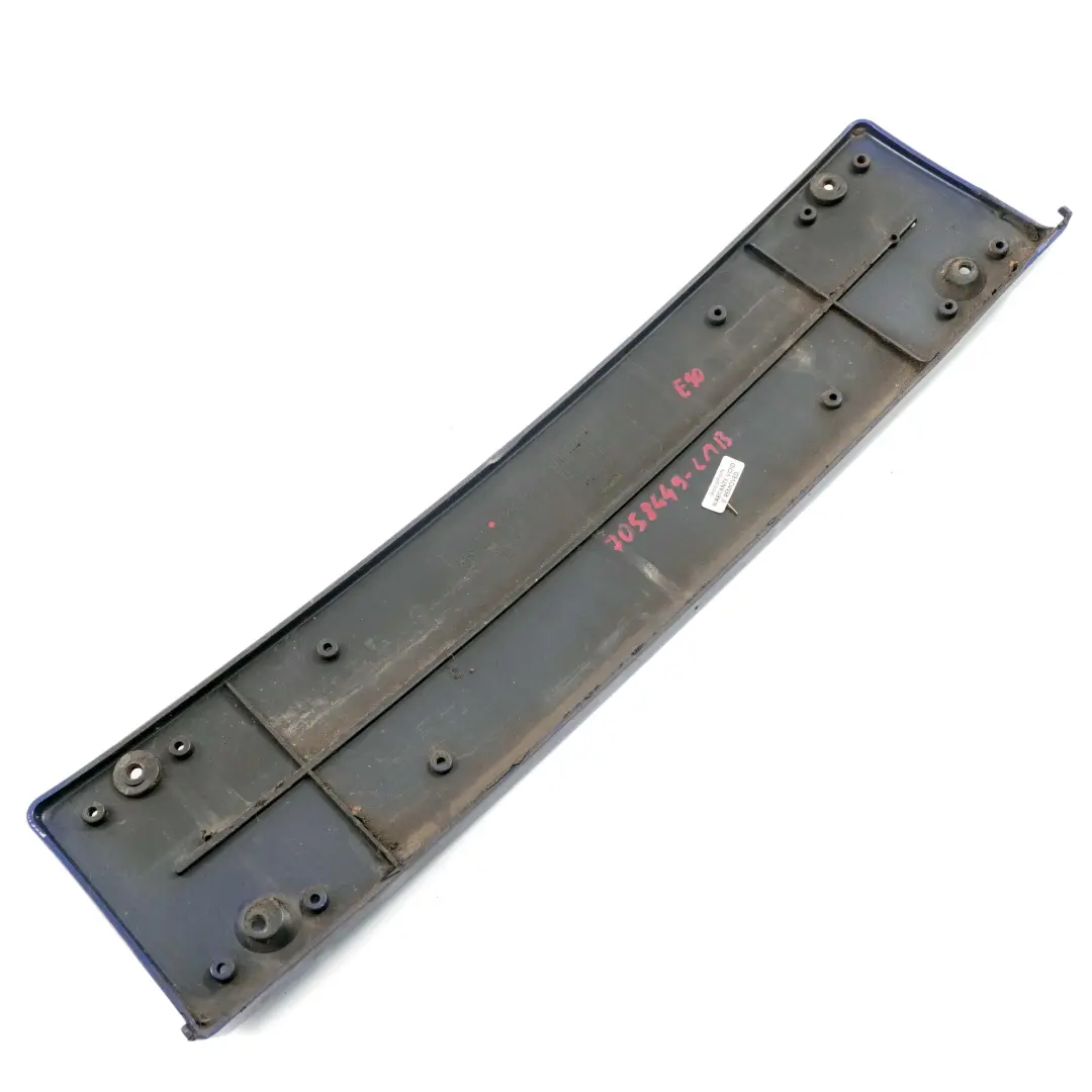BMW 3 Series E90 E91 Front Bumper Licence Plate Base Le Mans Blau Blue 7906510 - SKU 7058449-LMB - Part number 7058449