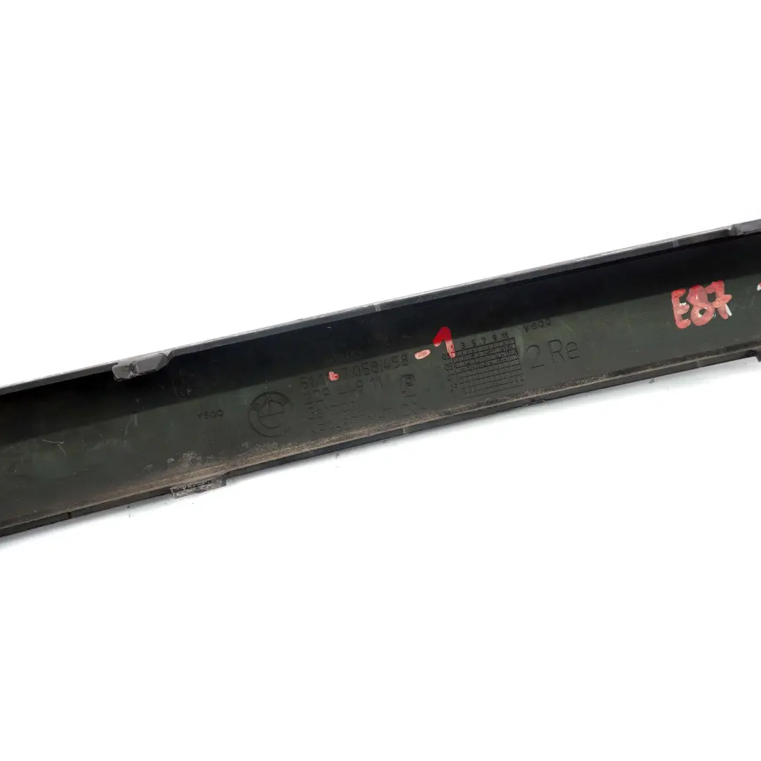  *BMW 1 er E87 Stossleiste Stossfänger Blende Abdeckung Vorn Rechts - SKU 7058458-1 - Teilenummer 7058458