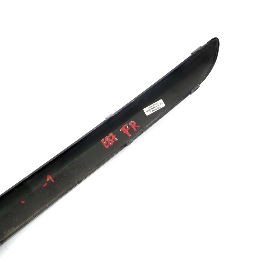 BMW E87 1 Bumper Protective Rubber Trim Strip Front Right O/S Primed - SKU 7058458-1 - Part number 7058458