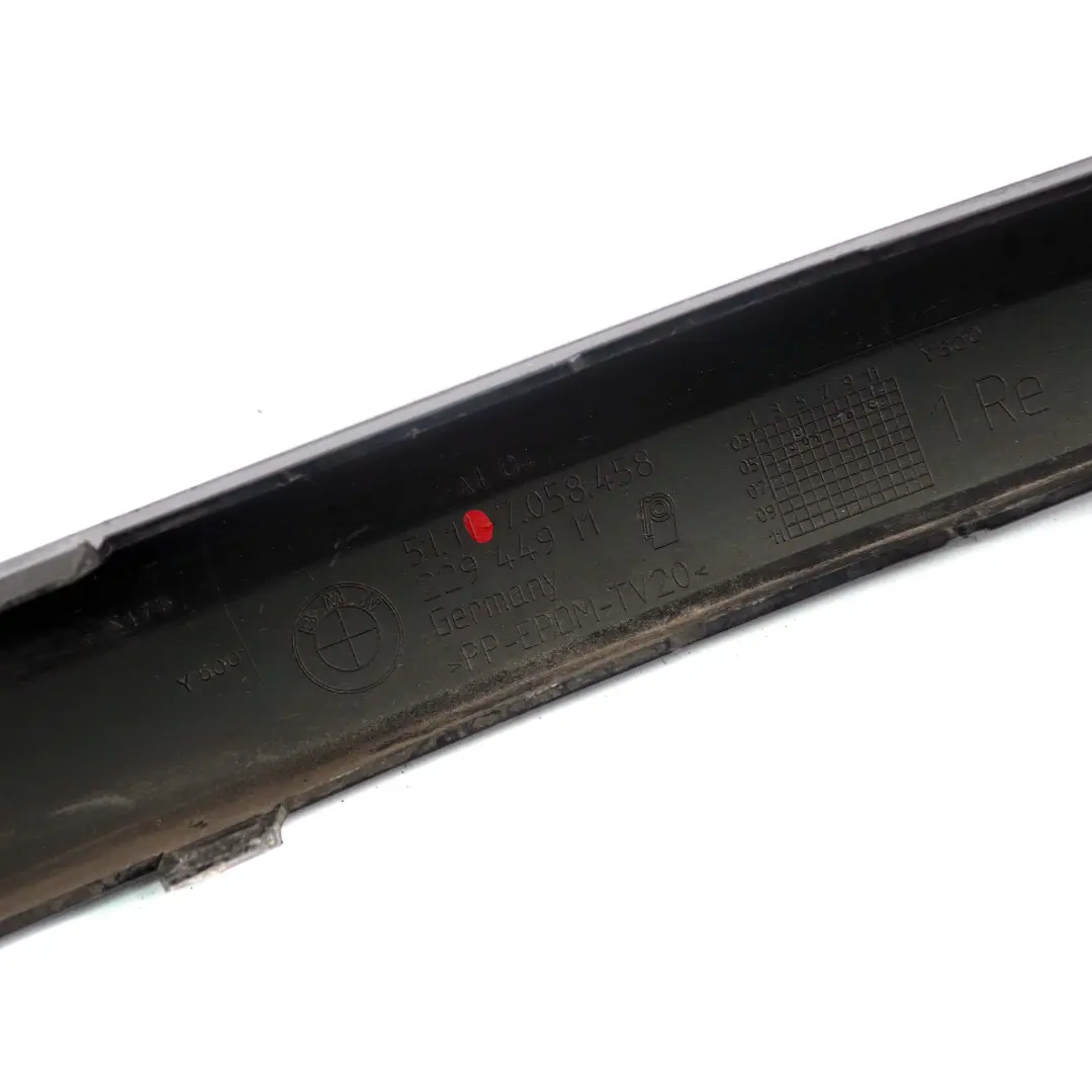 BMW 1 E87 Bumper Protective Rubber Trim Strip Front Right O/S Primed - SKU 7058458 - Part number 7058458