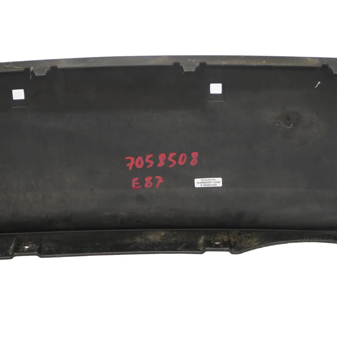 BMW 1 E87 Rear Bumper Lower Diffuser Trim Panel 5112 - SKU 7058508 - Part number 7058508