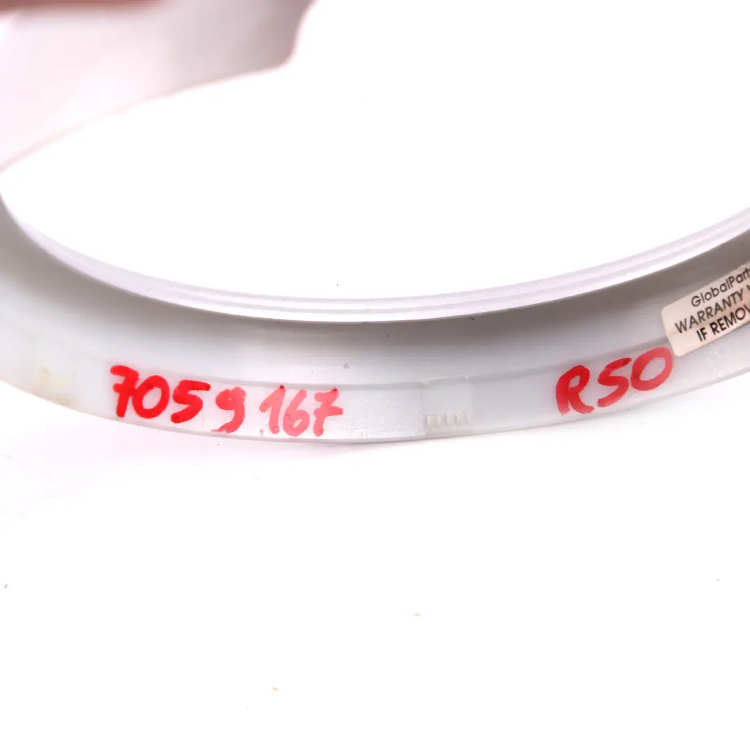 Front Trim Panel Dash Dashboard Ring Silver to Mini Cooper R50 R52 R53 with Part number 7059167 Mini Cooper R50 R52 R53 Front Trim Panel Dash Dashboard Ring Silver - SKU 7059167 - Part number 7059167