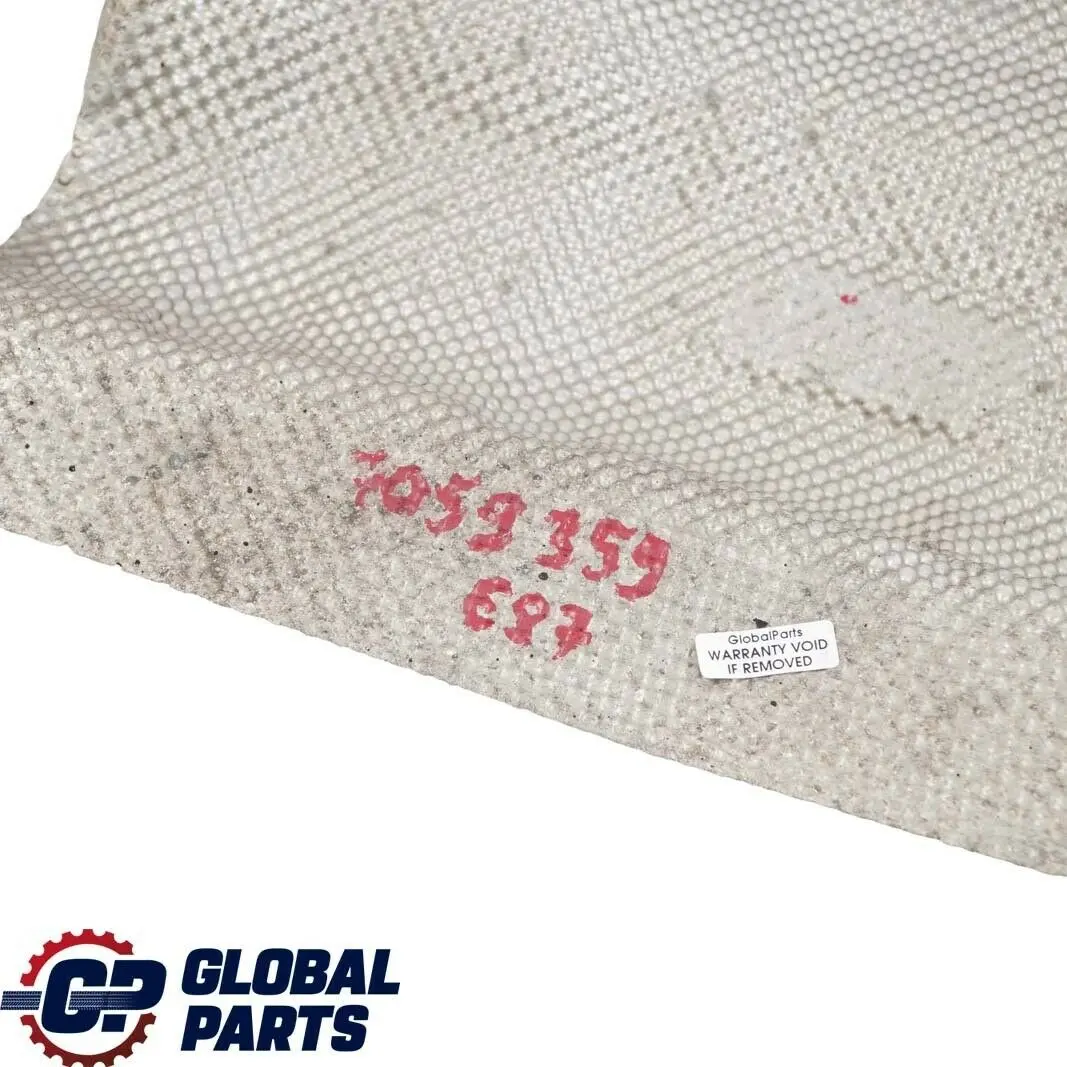 Isolamento Termico Tunnel Scarico Copertura Pannello per BMW E87 con numero di parte 7059359 BMW E87 Isolamento Termico Tunnel Scarico Copertura Pannello - SKU 7059359 - Numero di parte 7059359