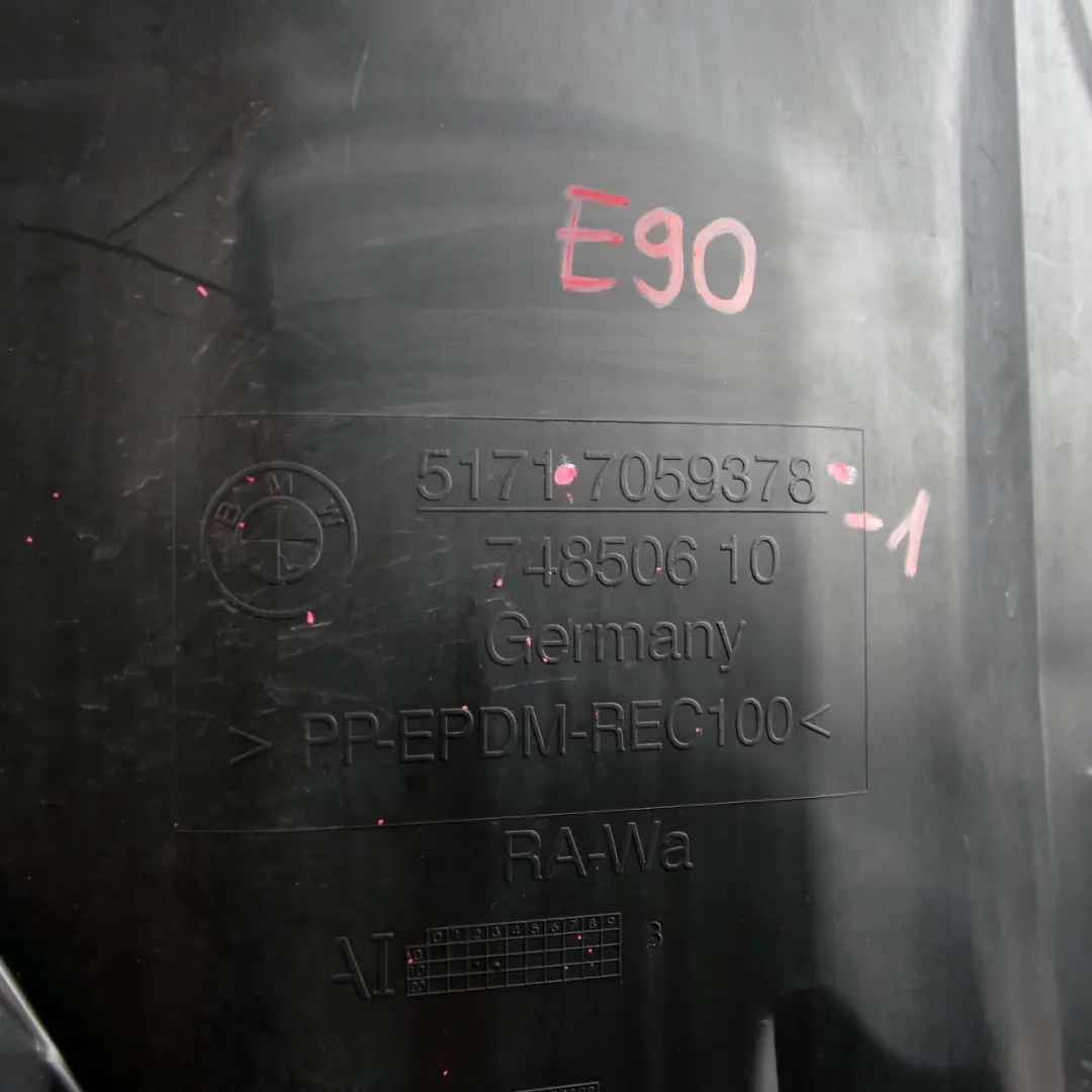 Passaruota BMW E90 E91 Alloggiamento sezione destra posteriore Parte per con numero di parte 7059378 Passaruota BMW E90 E91 Alloggiamento sezione destra posteriore Parte - SKU 7059378-1 - Numero di parte 7059378