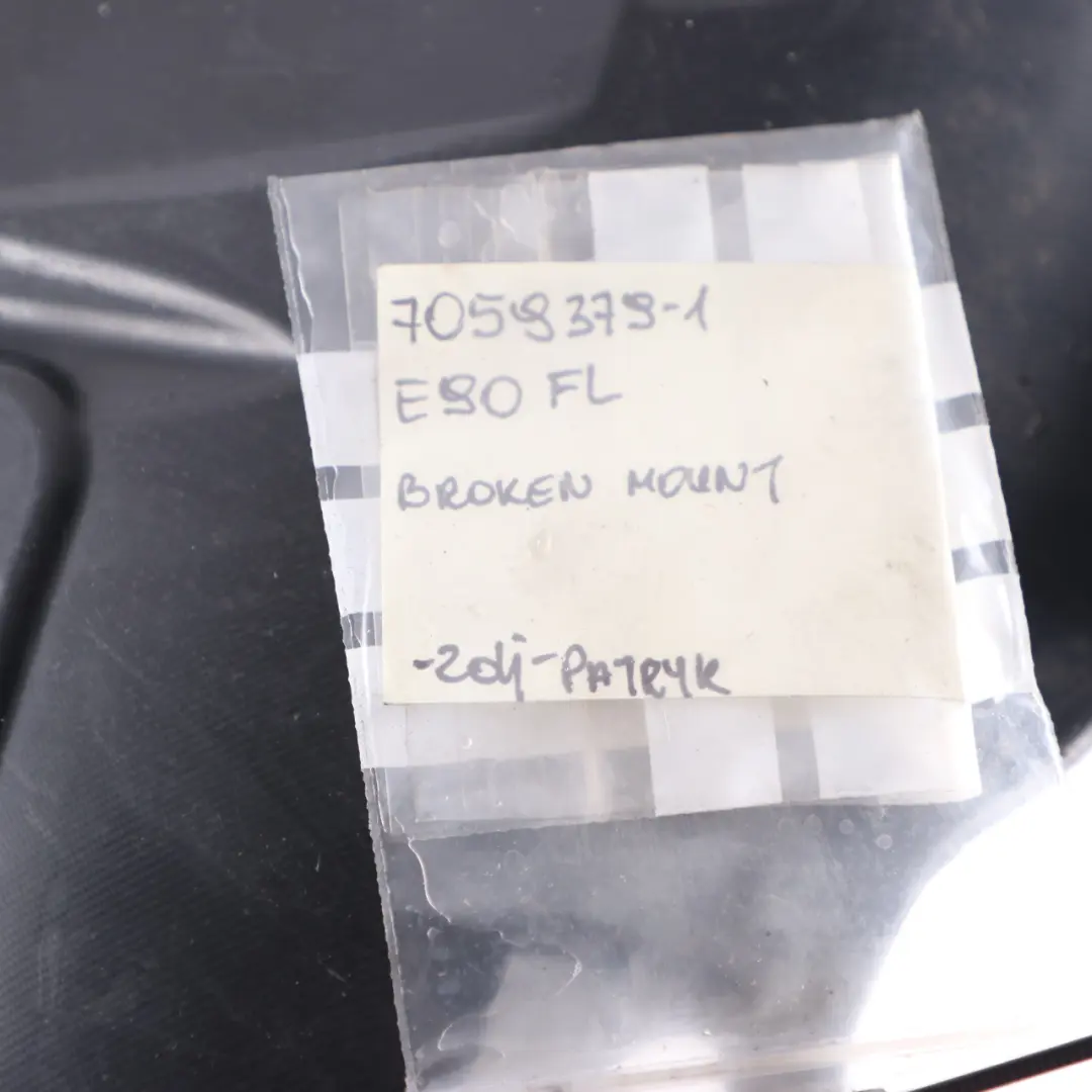 Abdeckung Radhaus Vorne Links Unten für BMW 3 er E90 E91 1 mit Teilenummer 7059379 BMW 3 er E90 E91 1 Abdeckung Radhaus Vorne Links Unten - SKU 7059379-1 - Teilenummer 7059379