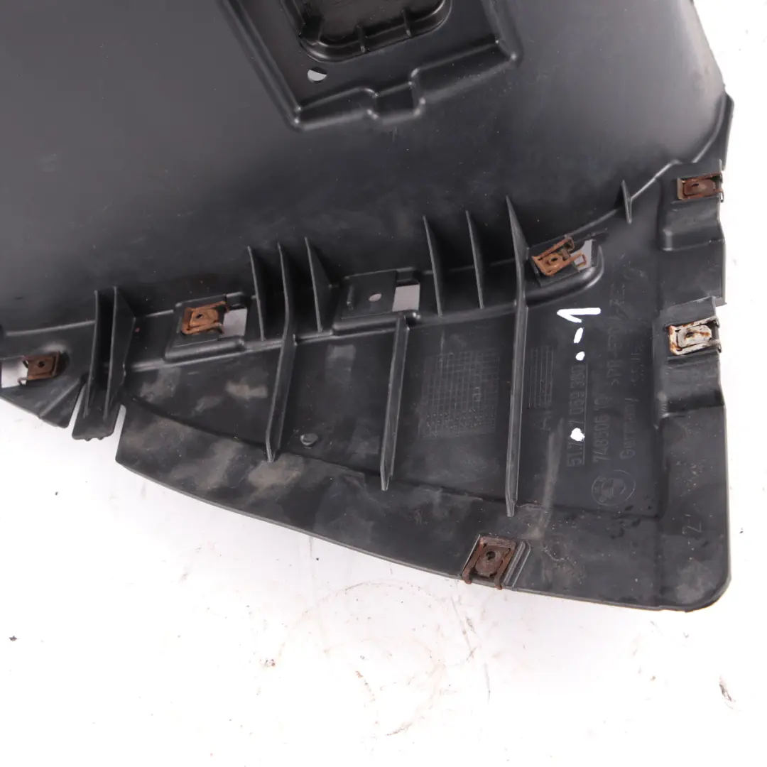 Parte Inferior Delantera Derecha Tapa del Paso De Rueda para BMW E90 E91 con número de pieza 7059380 BMW E90 E91 Parte Inferior Delantera Derecha Tapa del Paso De Rueda - SKU 7059380-1 - Número de pieza 7059380