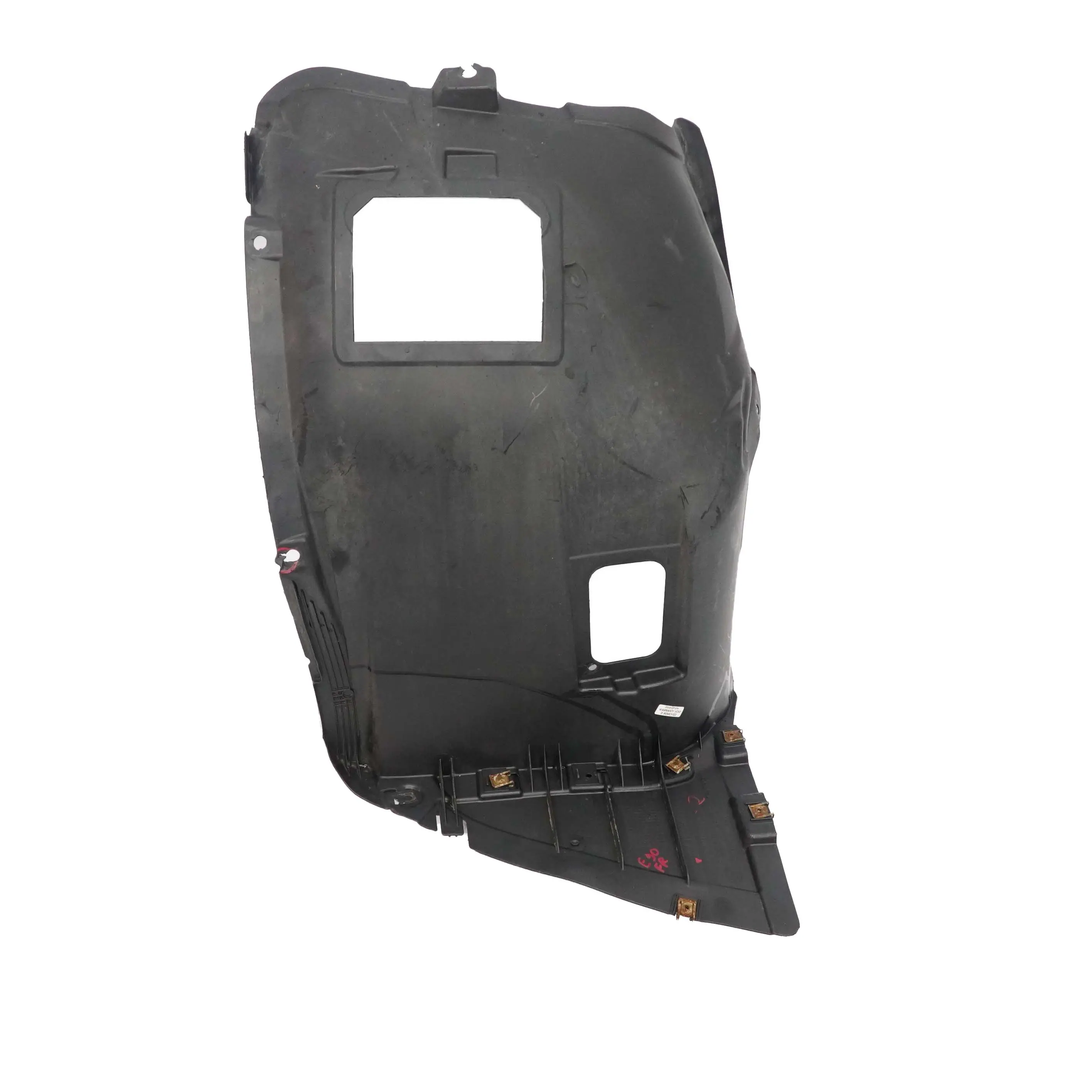 BMW E90 E91 Parte inferior delantera derecha Tapa del paso De rueda 7059380