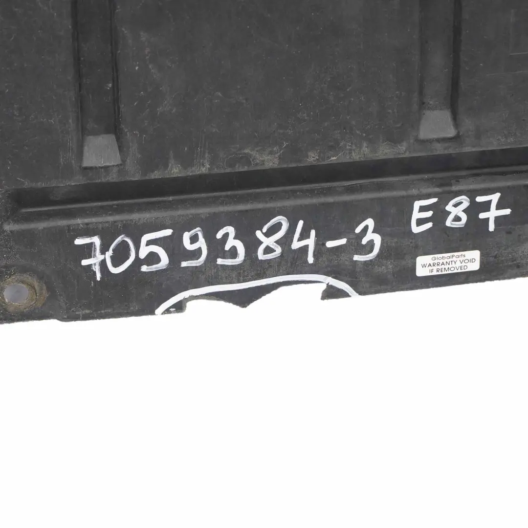 BMW E81 E87 Motorraumabschirmung Unterfahrschutz Abdeckung Diesel - SKU 7059384-3 - Teilenummer 7059384