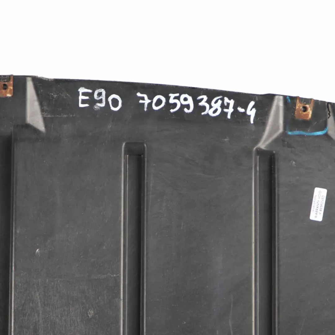 Underbonnet Tray Shield Protection Screen to BMW 3 Series E90 E91 4 Diesel Engine with Part number 7059387 BMW 3 Series E90 E91 4 Diesel Engine Underbonnet Tray Shield Protection Screen - SKU 7059387-4 - Part number 7059387