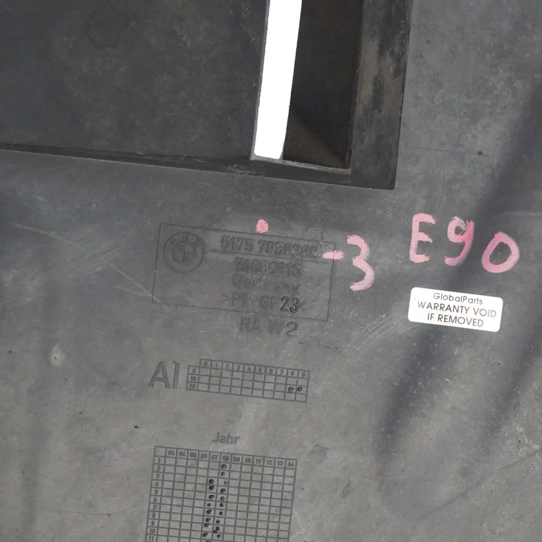 Underfloor Centre Coating Cover to BMW 1 3 Series E81 E82 E87 E90 E91 E92 with Part number 7059388 BMW 1 3 Series E81 E82 E87 E90 E91 E92 Underfloor Centre Coating Cover - SKU 7059388-3 - Part number 7059388