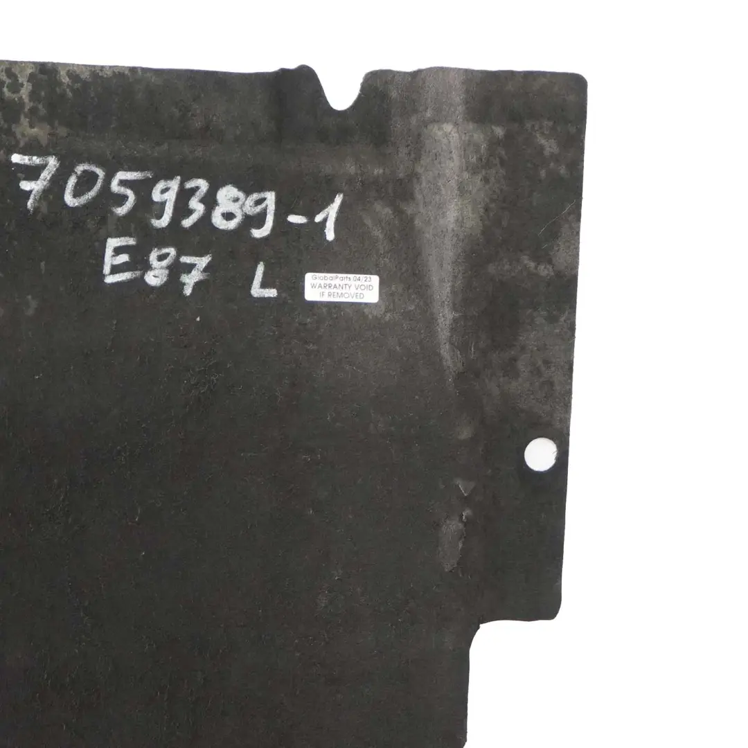 BMW E81 E82 E87 Osłona płyta podwozia lewa - SKU 7059389-1 - Numer Części 7059389