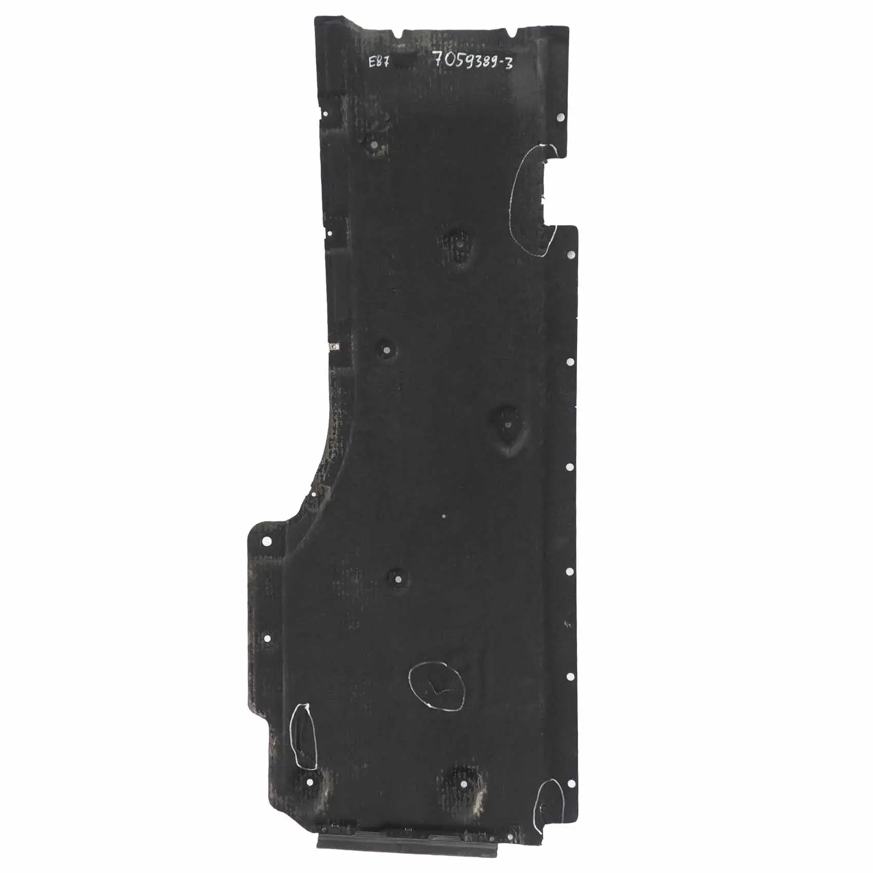 BMW E81 E87 Panel Debajo Piso Lateral Izquierdo Protector Cubierta Carrocería