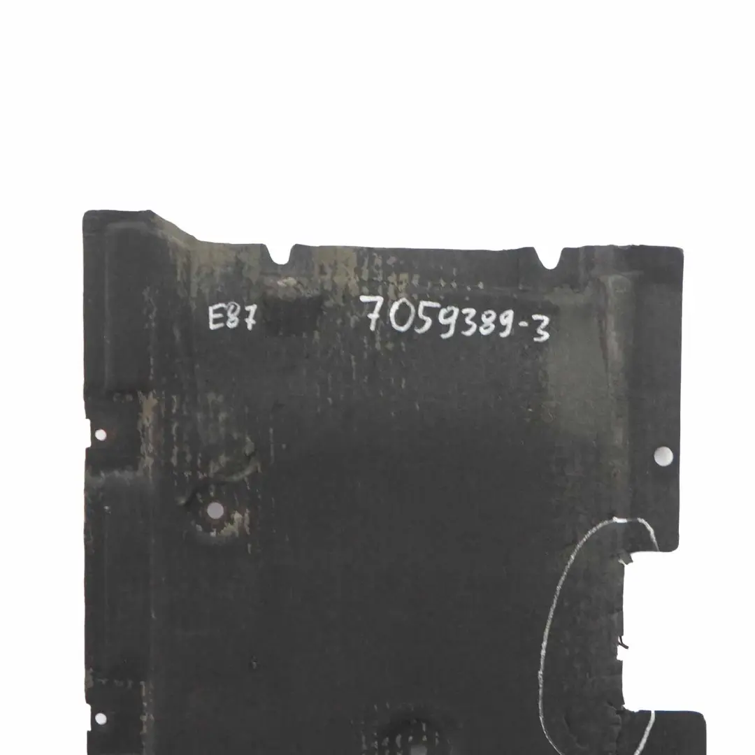 BMW E81 E87 Pannello Sottopavimento Sinistro Protezione Scudo Copriscocca - SKU 7059389-3 - Numero di parte 7059389