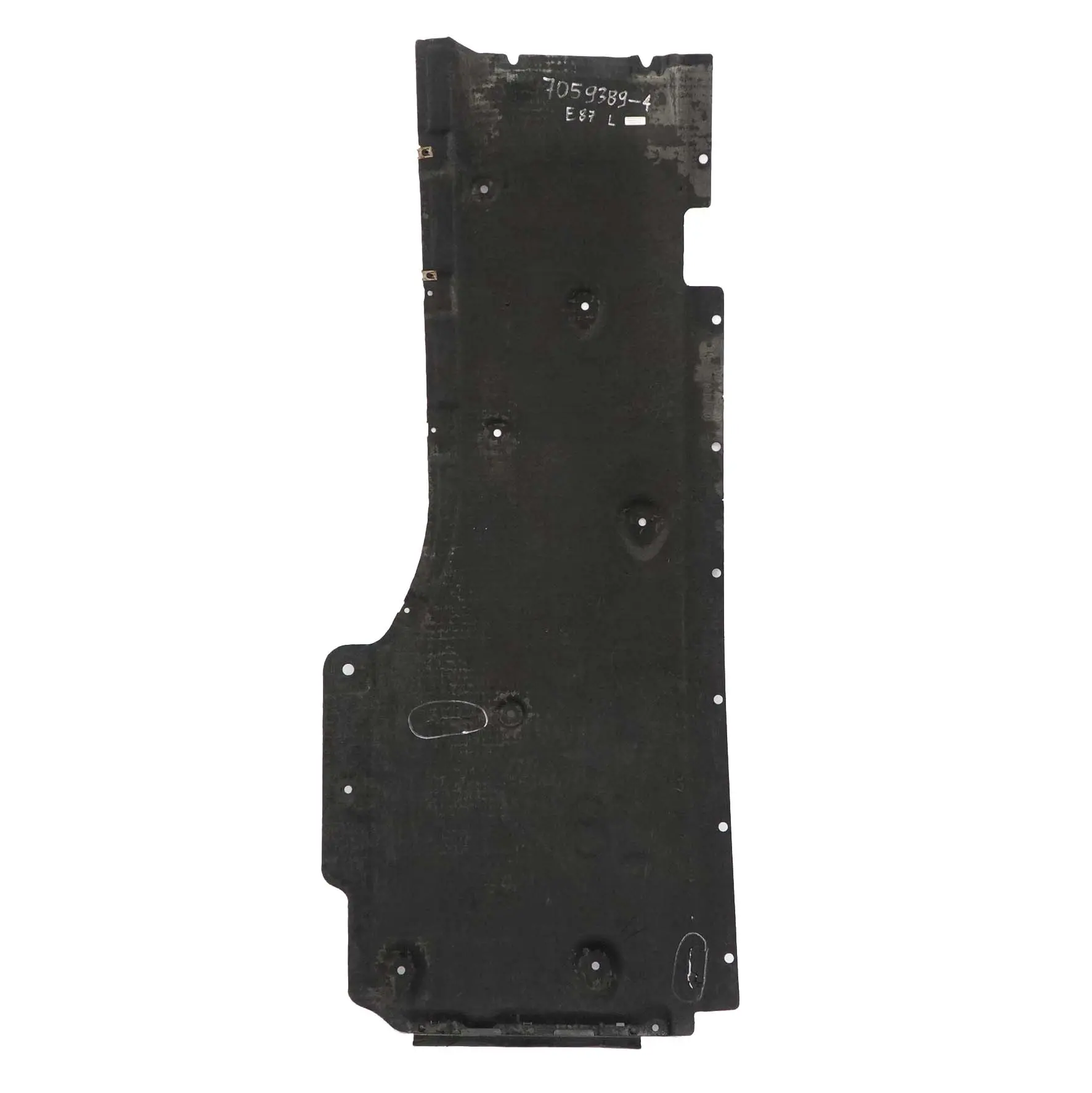 BMW E81 E87 Panel Debajo Piso Lateral Izquierdo Protector Cubierta Carrocería