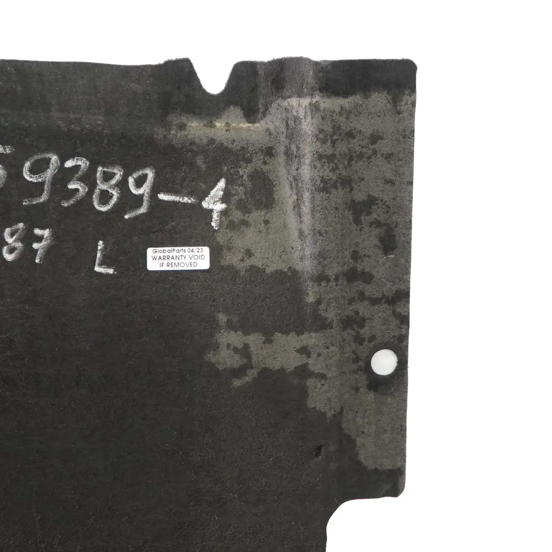 Underfloor Panel Left N/S Lateral Underbody Shield Cover Guard to BMW E81 E87 with Part number 7059389 BMW E81 E87 Underfloor Panel Left N/S Lateral Underbody Shield Cover Guard - SKU 7059389-4 - Part number 7059389