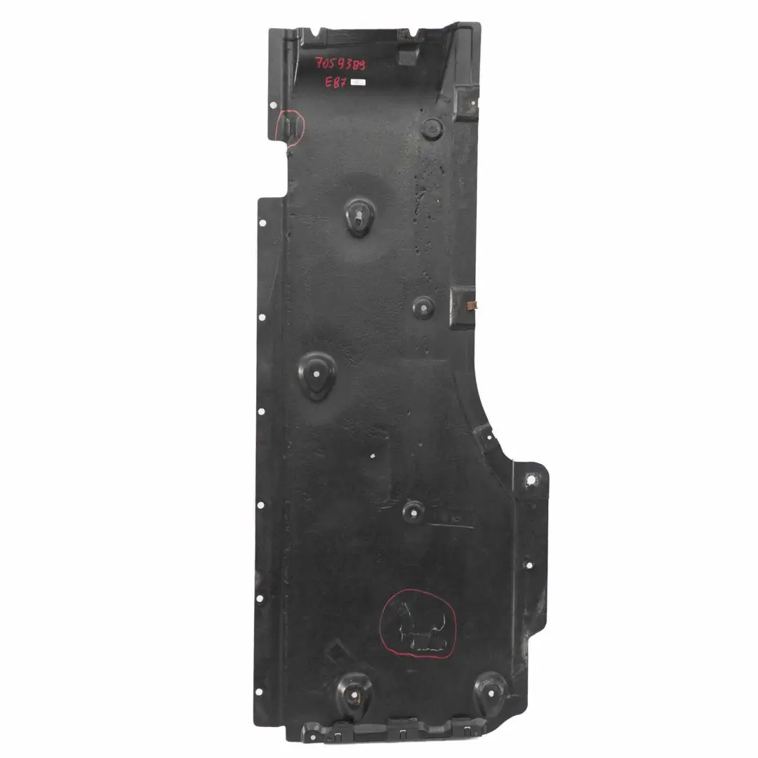 Left N/S Lateral Under Body Guard Shield Cover Splash to BMW E81 E82 E87 with Part number 7059389 BMW E81 E82 E87 Left N/S Lateral Under Body Guard Shield Cover Splash - SKU 7059389 - Part number 7059389