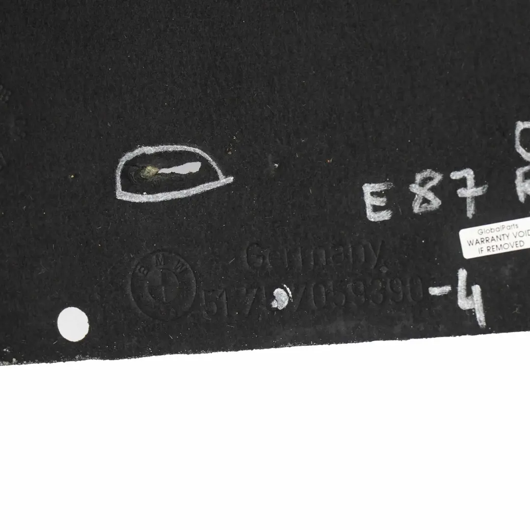 Panneaux de Sol Lateralement Droite pour BMW E81 E82 E87 à propos du numéro de pièce 7059390 BMW E81 E82 E87 Panneaux de Sol Lateralement Droite - SKU 7059390-4 - Numéro de pièce 7059390
