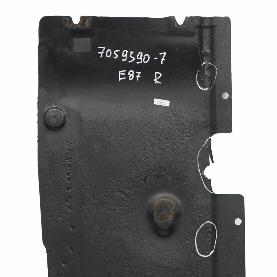 BMW E81 E82 E87 Panneaux de Sol Lateralement Droite - SKU 7059390-7 - Numéro de pièce 7059390
