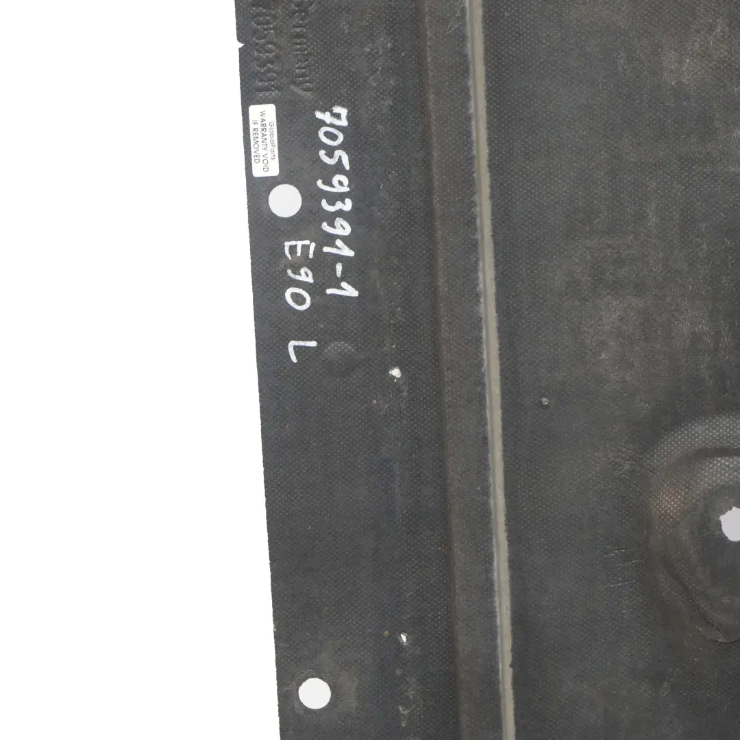 Unterbodenverkleidung Schutz Abdeckung Links für BMW 3 er E90 E91 1 mit Teilenummer 7059391 BMW 3 er E90 E91 1 Unterbodenverkleidung Schutz Abdeckung Links - SKU 7059391-1 - Teilenummer 7059391