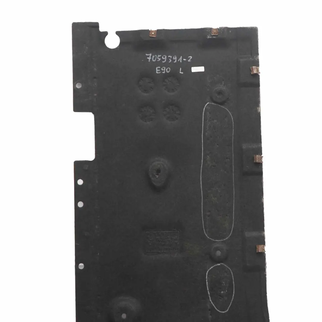 Unterbodenverkleidung Schutz Abdeckung Links für BMW E90 E91 mit Teilenummer 7059391 BMW E90 E91 Unterbodenverkleidung Schutz Abdeckung Links - SKU 7059391-2 - Teilenummer 7059391