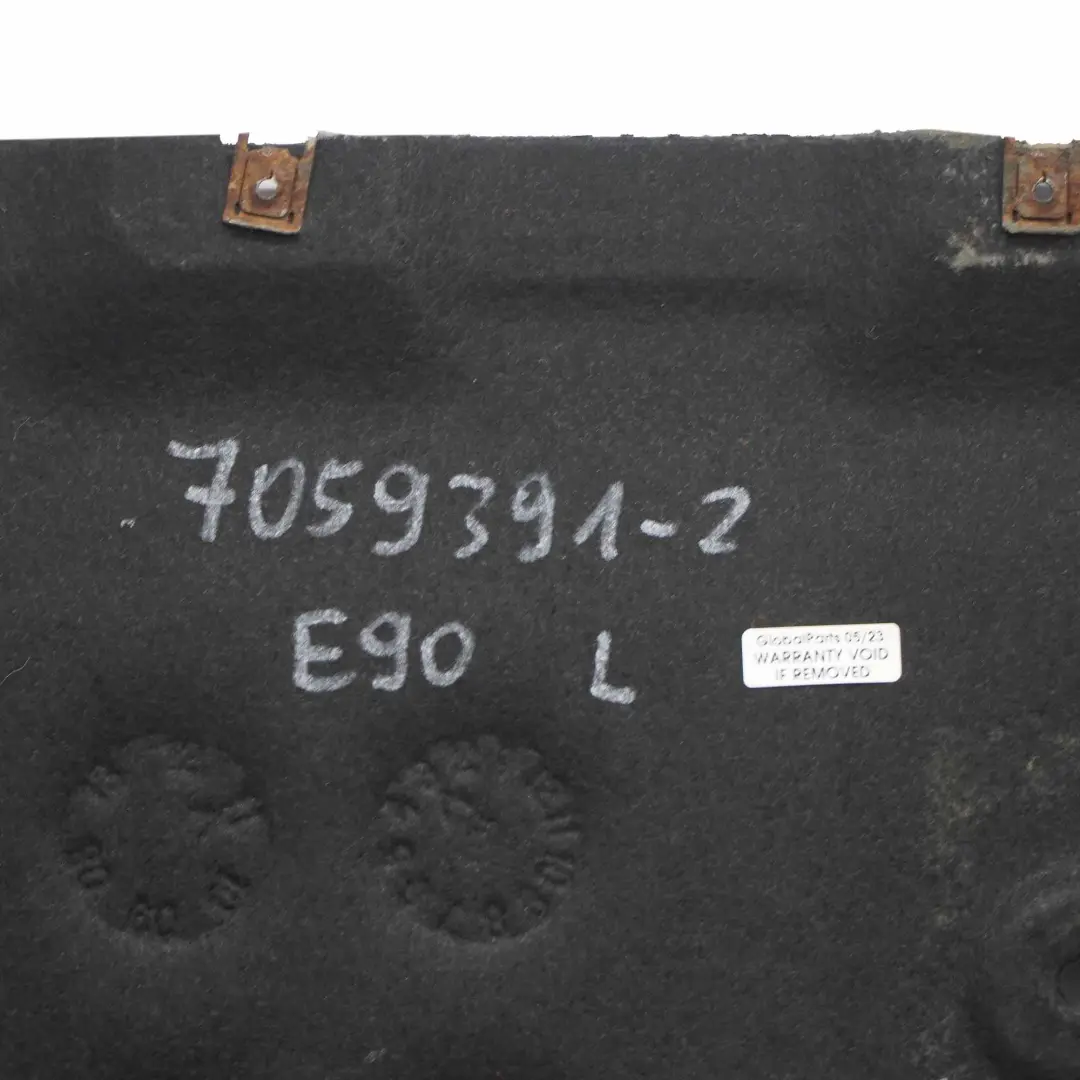 Unterbodenverkleidung Schutz Abdeckung Links für BMW E90 E91 mit Teilenummer 7059391 BMW E90 E91 Unterbodenverkleidung Schutz Abdeckung Links - SKU 7059391-2 - Teilenummer 7059391