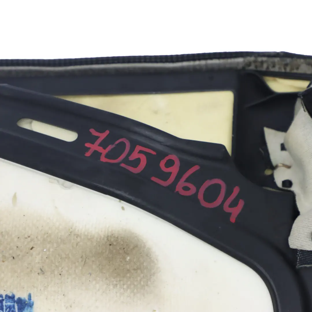 BMW 5 er E60 Sitz hinten Rücksitzbank Stoff - Antrazit - SKU 7059604 - Teilenummer 7059604