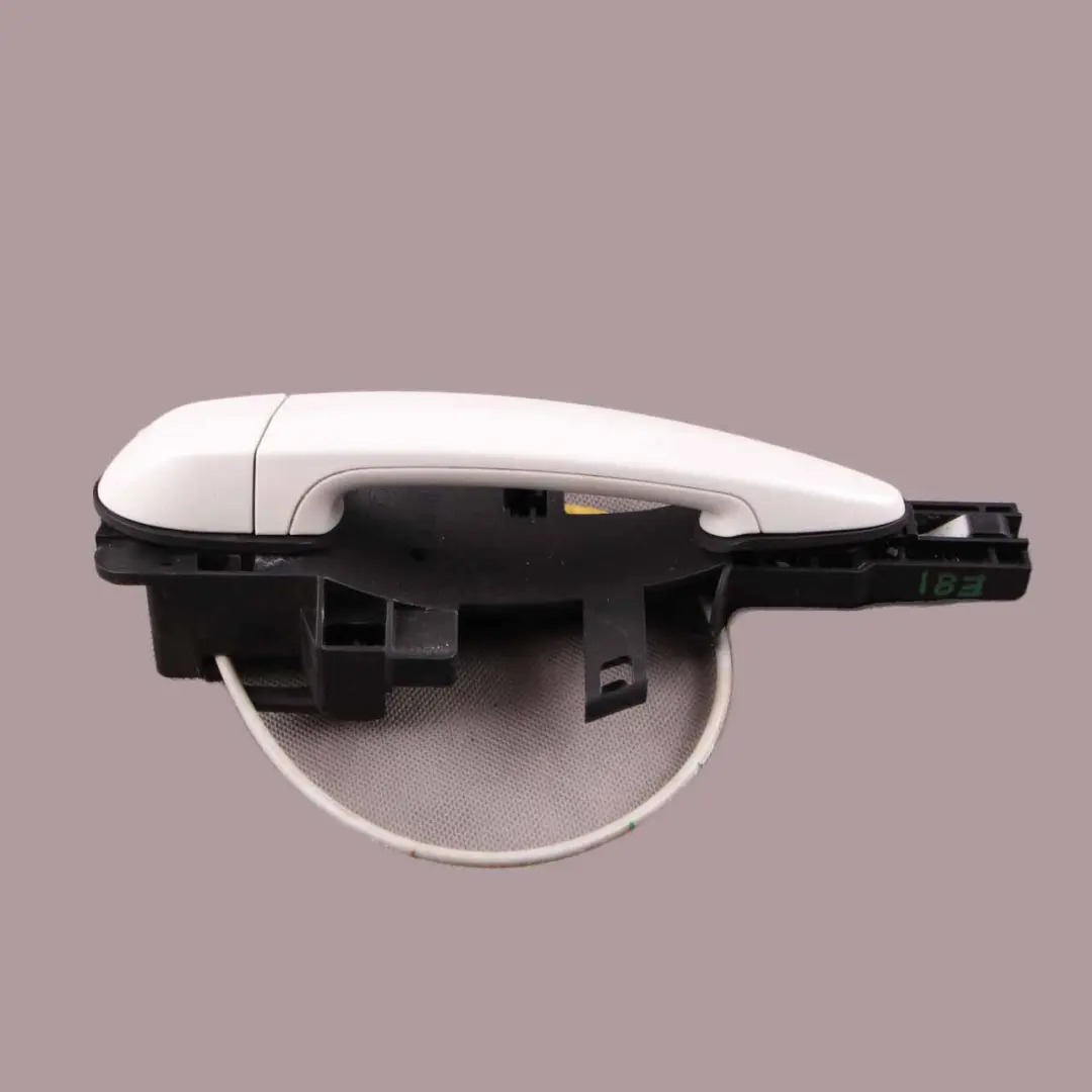  Grab Handle BMW E81 E87 Complete Front Left Door N/S Alpinweiss White 300 - SKU 7059677-AW - Part number 7059677