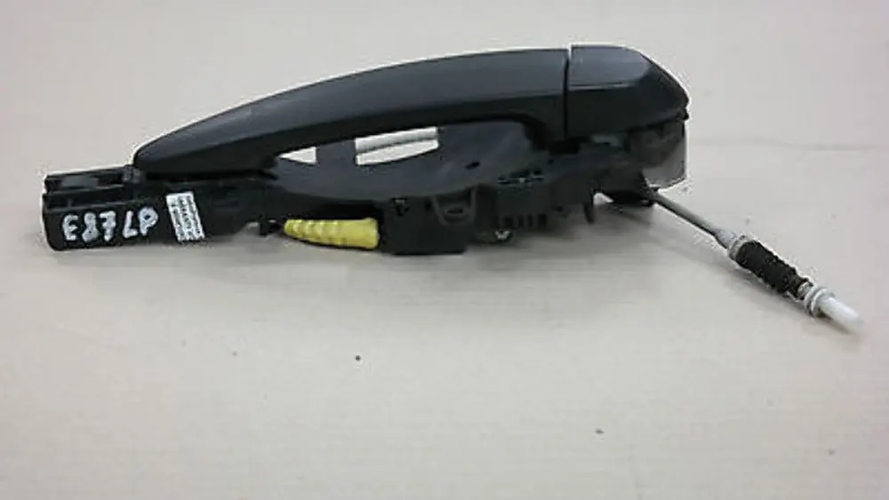 BMW 1 Series E81 E82 E87 LCI Complete left front door grab handle black matt N/S - SKU 7059677-BM - Part number 51217207529 51217059677