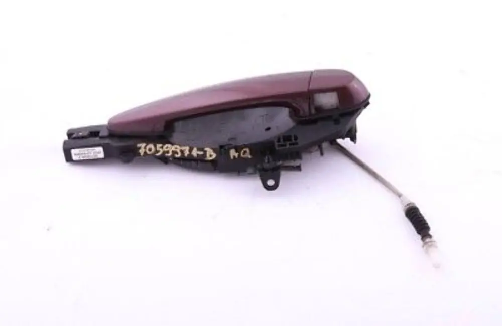 BMW 3 Series E90 E91 Complete Front Left Grab Handle N/S Barriquerot Red - SKU 7059971-BAQ - Part number 7059971