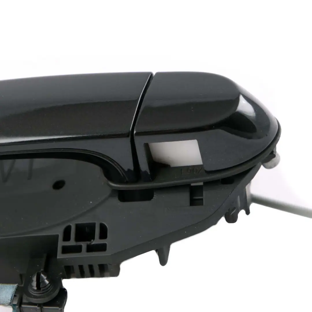 Complete Front Left Grab Handle N/S Black Sapphire to BMW 3 Series E90 E91 LCI with Part number BMW 3 Series E90 E91 LCI Complete Front Left Grab Handle N/S Black Sapphire - SKU 7059971-BS - Part number