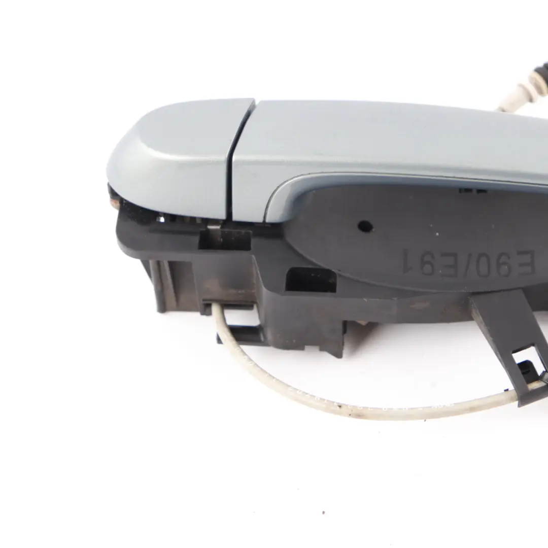  Door Handle BMW E90 E91 Grab Rear Left N/S Arktis Arctic Metallic - A34 - SKU 7060299-AM1 - Part number 7060299