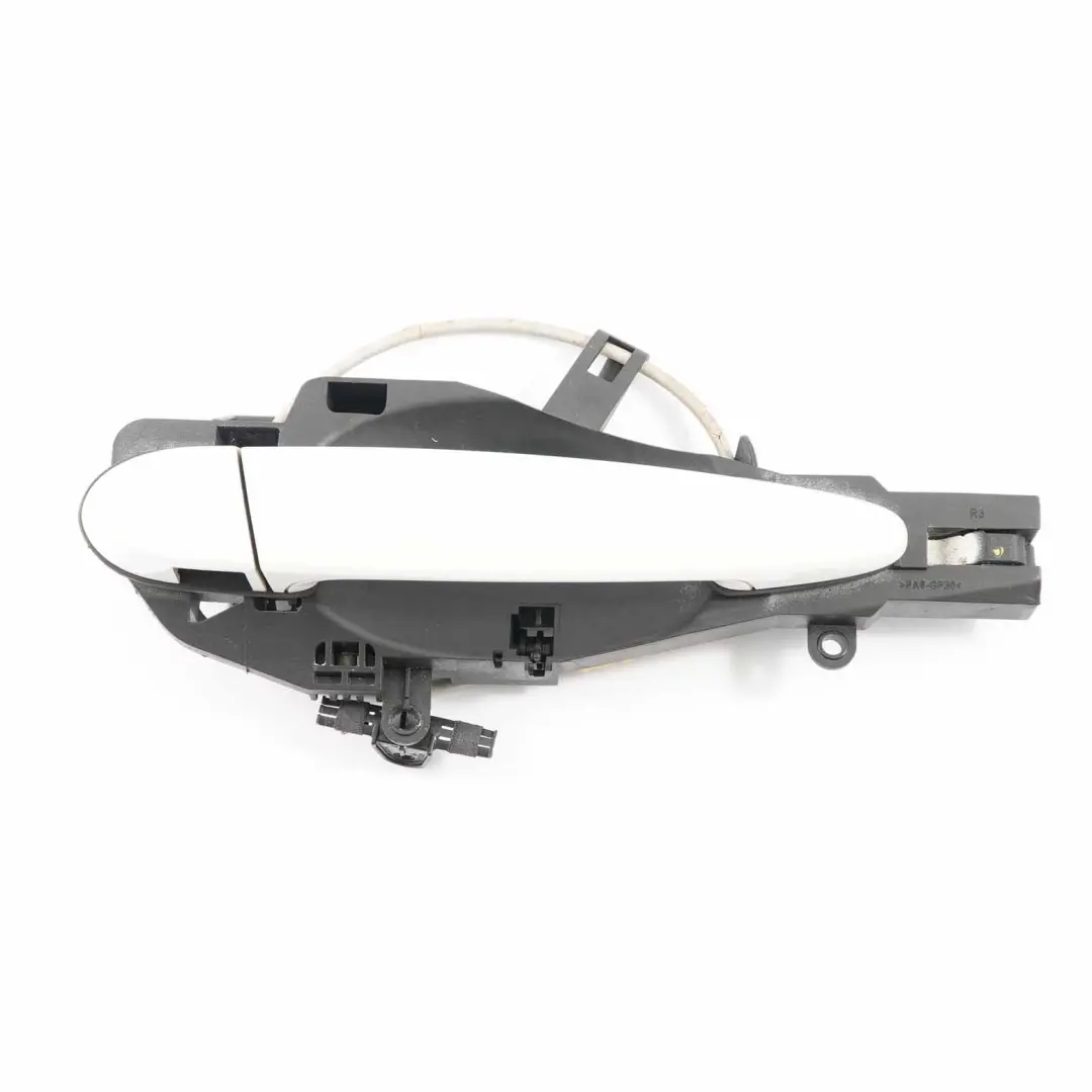 Reihe E90 E91 Kompletter Haltegriff hinten rechts Alpinweiss Alpin White für BMW 3 mit Teilenummer 7199835 BMW 3 Reihe E90 E91 Kompletter Haltegriff hinten rechts Alpinweiss Alpin White - SKU 7060299-AW - Teilenummer 7199835