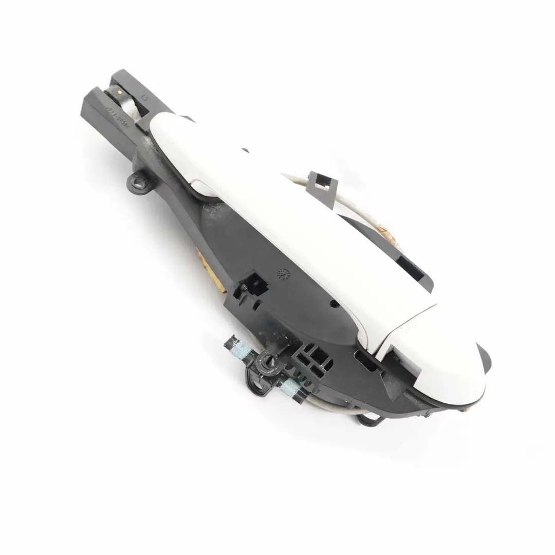 BMW E90 E91 Complete Grab Handle Rear Left N/S Alpinweiss Alpine White - 300 - SKU 7060299-AW2 - Part number 7060299