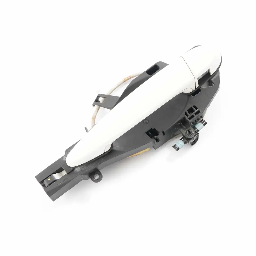 BMW E90 E91 Complete Grab Handle Rear Left N/S Alpinweiss Alpine White - 300 - SKU 7060299-AW2 - Part number 7060299