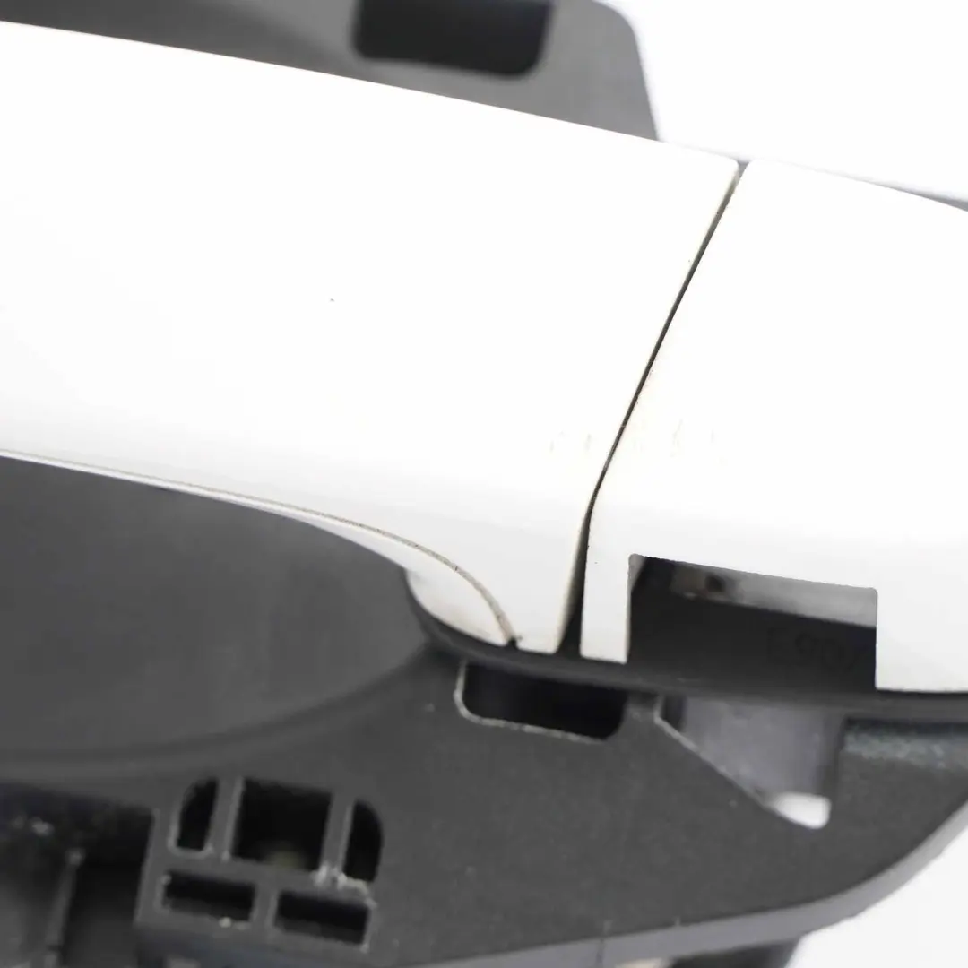 BMW E90 E91 Complete Grab Handle Rear Left N/S Alpinweiss Alpine White - 300 - SKU 7060299-AW2 - Part number 7060299