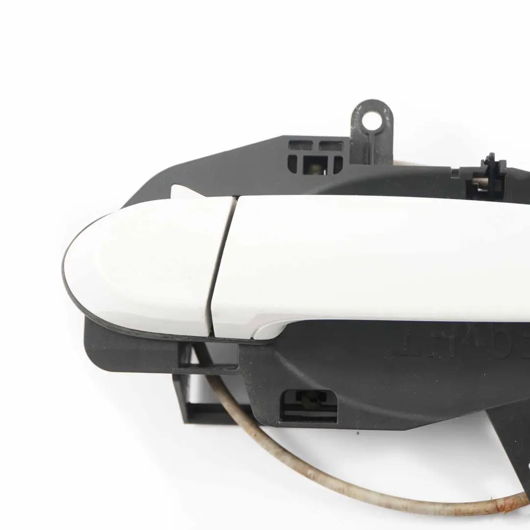 Grab Handle Complete Rear Left N/S Alpinweiss Alpine White - 300 to BMW E90 E91 with Part number 7060299 BMW E90 E91 Grab Handle Complete Rear Left N/S Alpinweiss Alpine White - 300 - SKU 7060299-AW3 - Part number 7060299