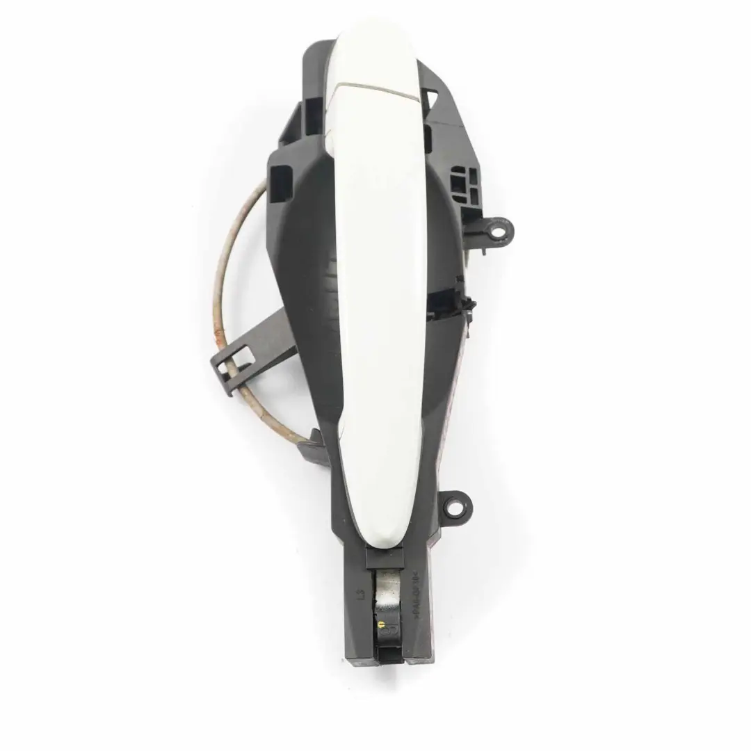 Grab Handle Complete Rear Left N/S Alpinweiss Alpine White - 300 to BMW E90 E91 with Part number 7060299 BMW E90 E91 Grab Handle Complete Rear Left N/S Alpinweiss Alpine White - 300 - SKU 7060299-AW3 - Part number 7060299