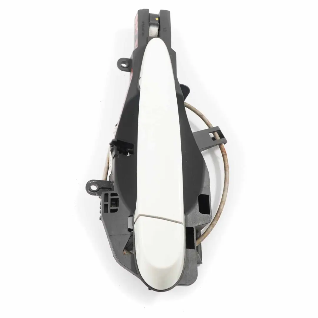 Grab Handle Complete Rear Left N/S Alpinweiss Alpine White - 300 to BMW E90 E91 with Part number 7060299 BMW E90 E91 Grab Handle Complete Rear Left N/S Alpinweiss Alpine White - 300 - SKU 7060299-AW3 - Part number 7060299