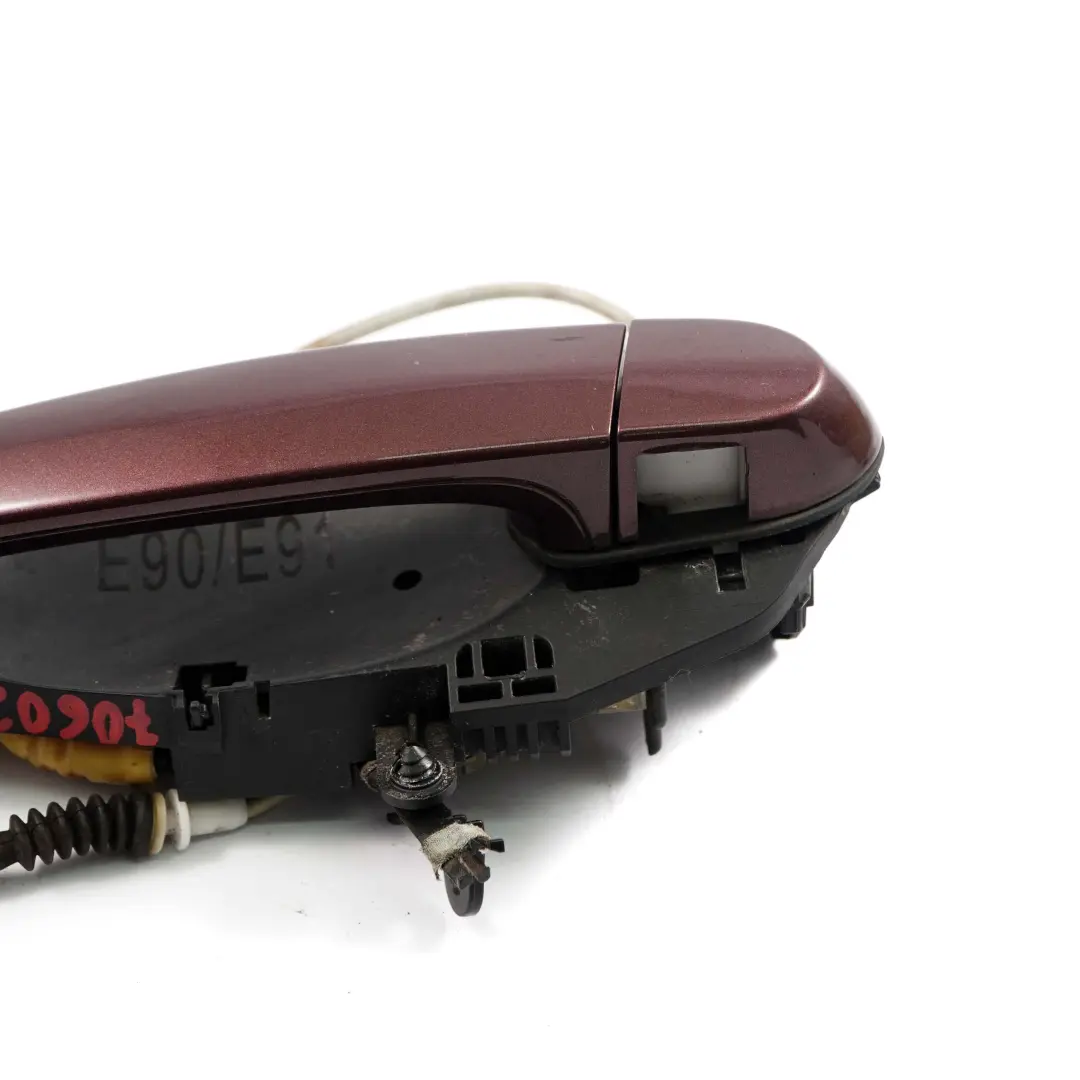 BMW E90 E91 Kompletter Hinterer Haltegriff Rechts Barriquerot Rot - A41 - SKU 7060299-BAQ - Teilenummer 7060299