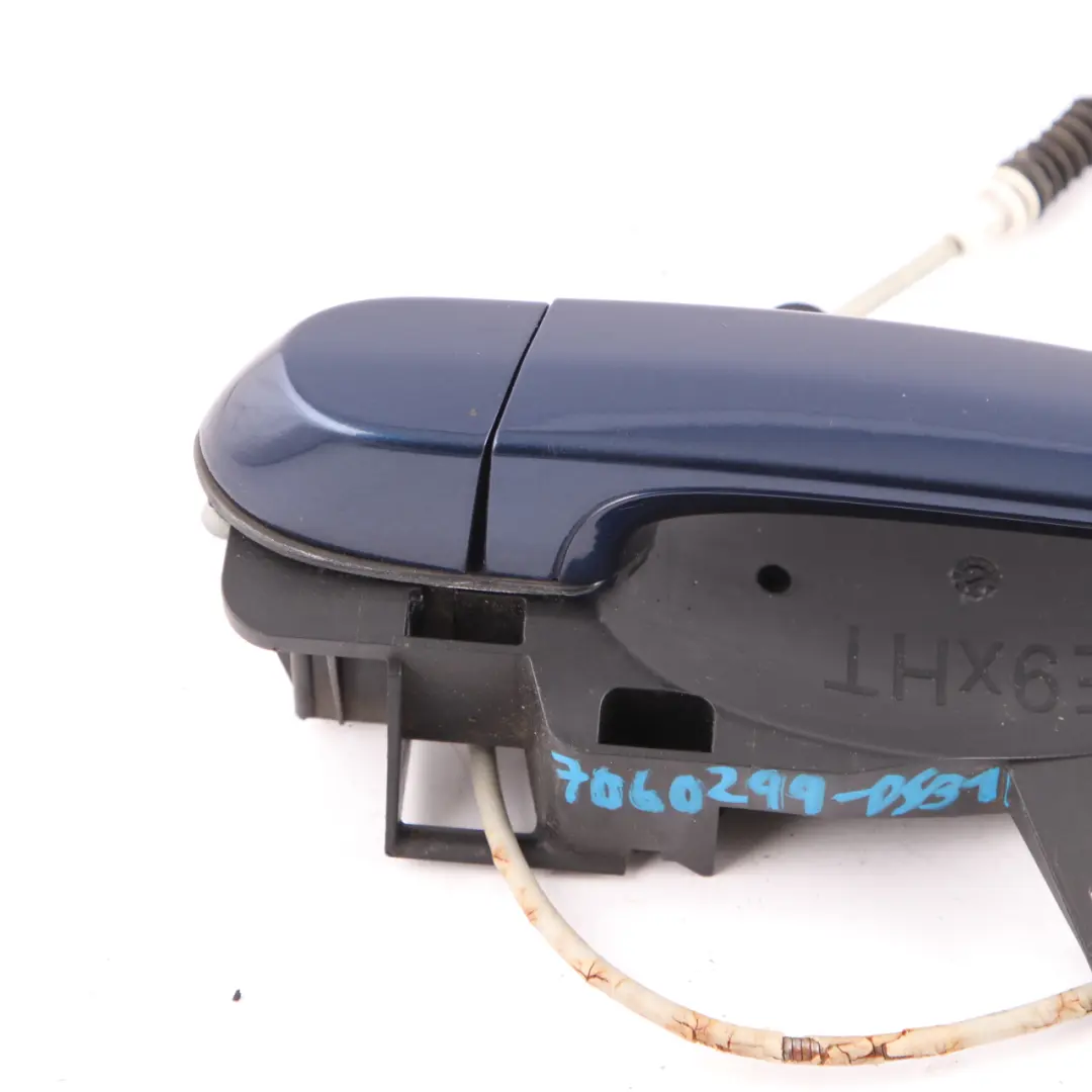 Grab Handle BMW E90 E91 1 Door Complete Rear Left N/S Tiefseeblau Blue A76 to with Part number 7060299 Grab Handle BMW E90 E91 1 Door Complete Rear Left N/S Tiefseeblau Blue A76 - SKU 7060299-DSB1 - Part number 7060299