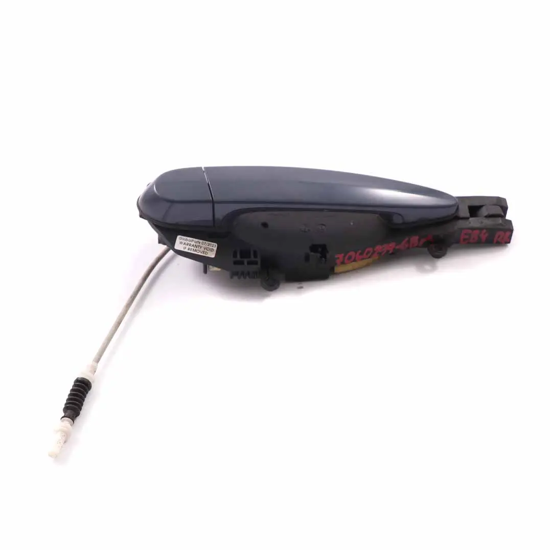 BMW X1 E84 Door Handle Grab Complete Right Rear O/S Graphite Blue Metallic B07 - SKU 7060299-GBM - Part number 7060299