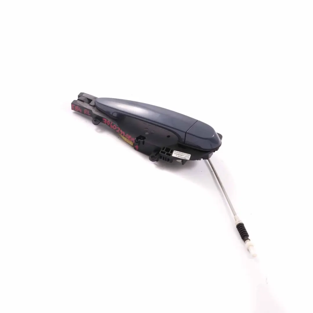 BMW X1 E84 Poignée de porte arrière gauche complète Bleu graphite métallisé B07 - SKU 7060299-GBM1 - Numéro de pièce 7060299