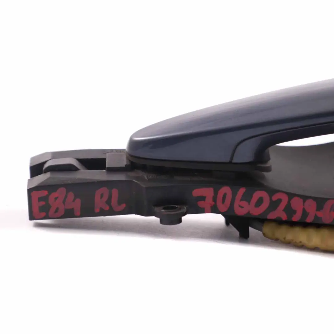 BMW X1 E84 manija puerta agarre completa trasera izquierda Grafito Azul B07 - SKU 7060299-GBM1 - Número de pieza 7060299